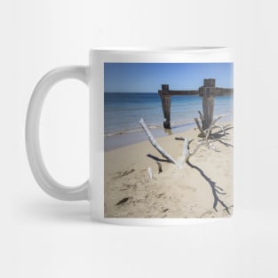 The old Cattle Jetty, Observation Point, Point Nepean, Portsea, Mornington Peninsula, Victoria, Australia. Mug